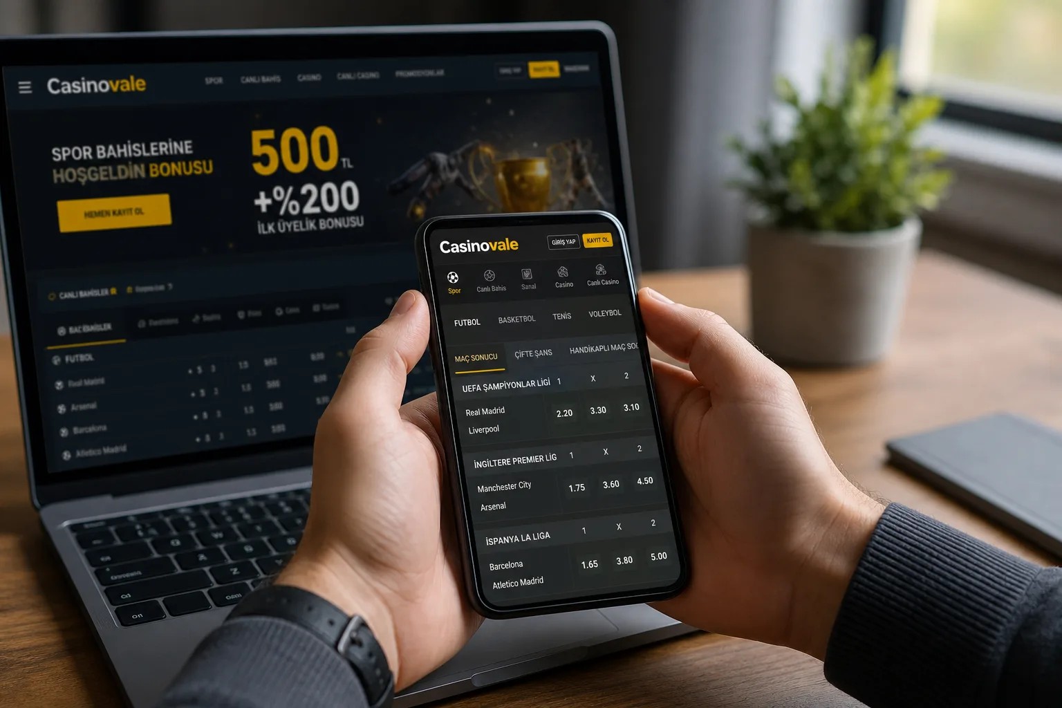 Casinovale Bahis Oranları
